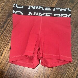 Red. Nike pro